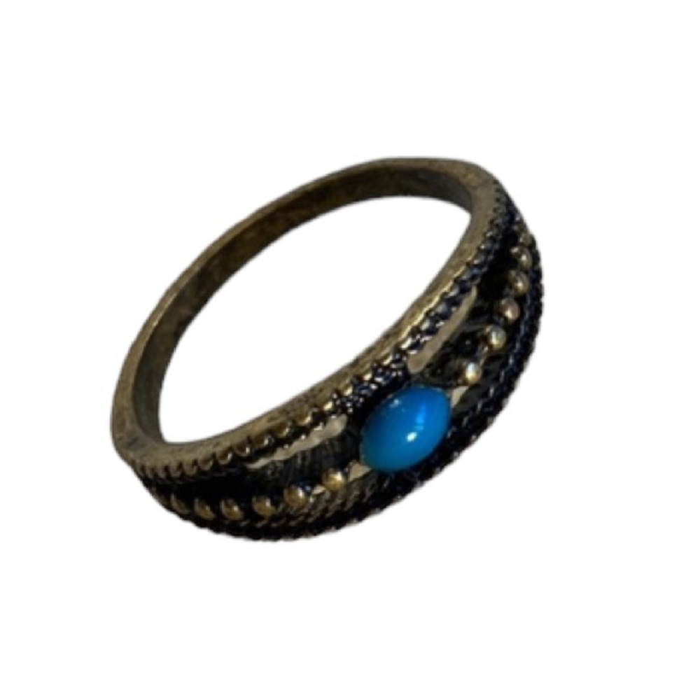 Small Blue Stone Ring